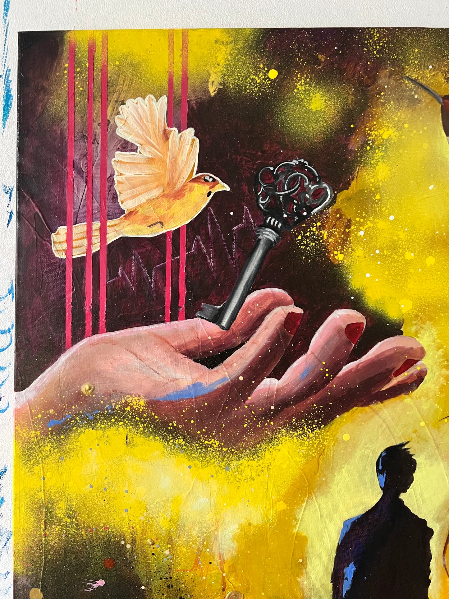 "The Key to My Heart" Original Painting